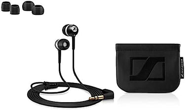 Sennheiser CX 300-II Precision In-Ear-Kopfhörer (1,2 m Kabellänge, 3,5 mm Klinkenstecker, Tragetasche, Earadapterset S/M/L) schwarz im Sale